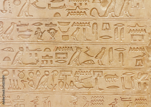 Fototapeta Egyptian hieroglyphics