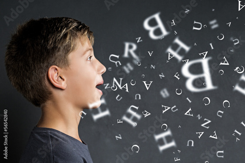 Photo: Speaking Child Speaking Child