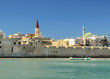 Old Acre walls from see Old Acre walls from see