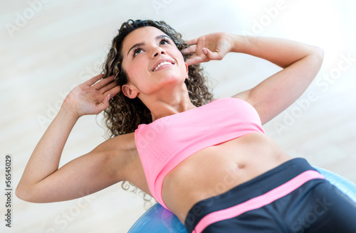 Photo: Woman at the gym Woman at the gym