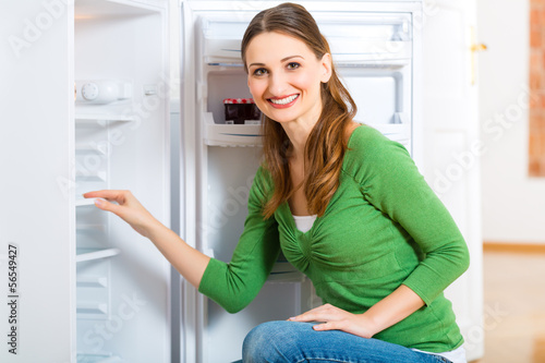 Photo: Housekeeper with Refrigerator Housekeeper with Refrigerator