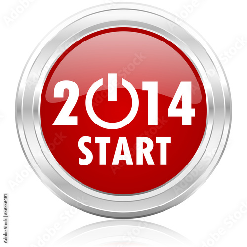 Illustration: year 2014 icon year 2014 icon