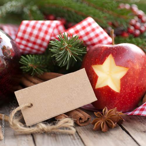 Photo: Christmas time, apple Christmas time, apple