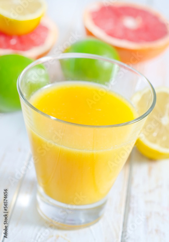 Photo: juice with fruit juice with fruit