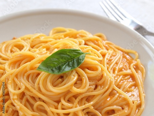 Photo: トマトクリームパスタ トマトクリームパスタ