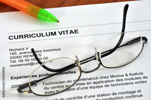 Photo: Le curriculum vitae Le curriculum vitae