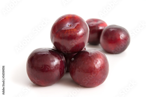 Photo: Rote Pflaumen Rote Pflaumen