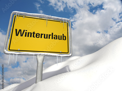 Illustration: Winterurlaub Winterurlaub