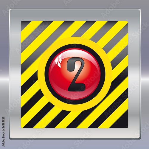 Vector: Alarm schwarz gelb rot 2 Alarm schwarz gelb rot 2