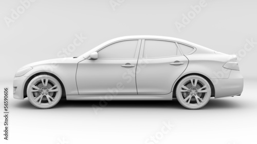 Illustration: Ambient Occlusion Pass Limousine Ambient Occlusion Pass Limousine