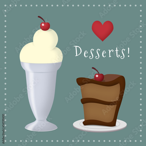 Illustration: Desserts Desserts