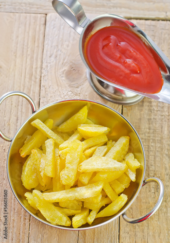 Photo: potato with tomato sauce potato with tomato sauce