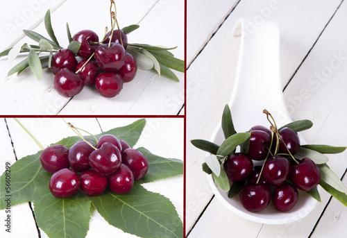 Photo: composición de cerezas composición de cerezas
