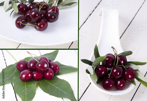 Photo: composición de cerezas composición de cerezas