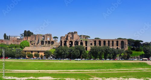 Photo: Ruins of the Domus Augustana on Palatine Hill in Rome, Italy Ruins of the Domus Augustana on Palatine Hill in Rome, Italy