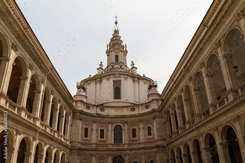 Photo: Great church in center of Rome, Italy. Great church in center of Rome, Italy.