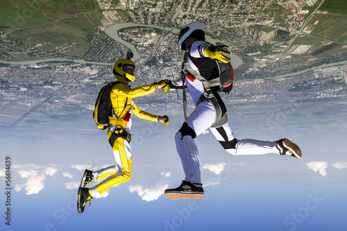 Photo: Skydiving photo. Skydiving photo.