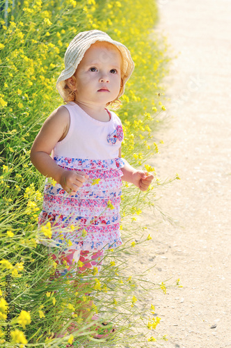 Photo: girl with flower girl with flower