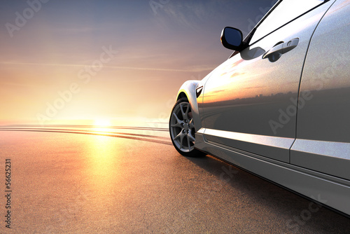 Illustration: Automobile sportiva Automobile sportiva