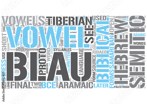 Vector: Biblical Hebrew language Word Cloud Concept Biblical Hebrew language Word Cloud Concept