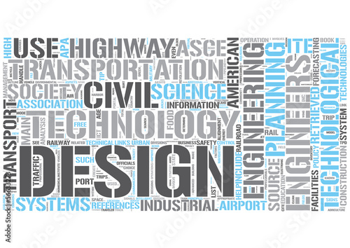 Vector: Transportation engineering Word Cloud Concept Transportation engineering Word Cloud Concept