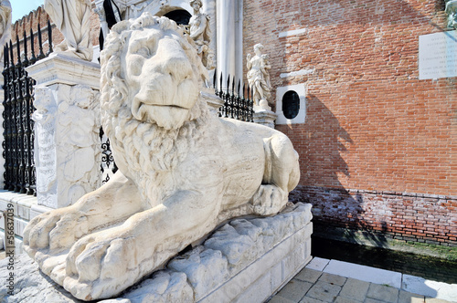 Photo: Lion Sculpture in Venice Lion Sculpture in Venice