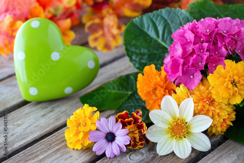 Photo: Herz und Blumen Herz und Blumen