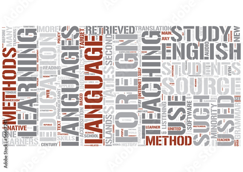 Vector: Language education Word Cloud Concept Language education Word Cloud Concept