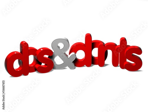 Illustration: 3D Word Dos And Donts on white background 3D Word Dos And Donts on white background