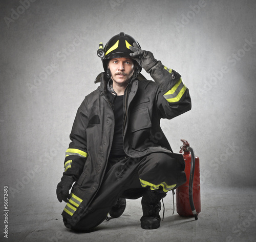 Photo: firefighter firefighter
