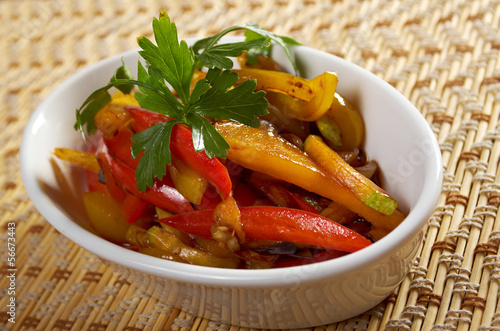 Photo: Stir Fried Vegetables roasted Stir Fried Vegetables roasted