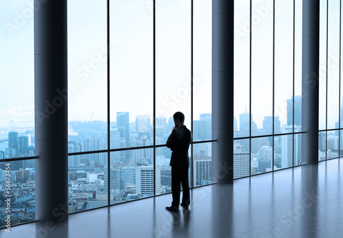 Photo: businessman thinking businessman thinking