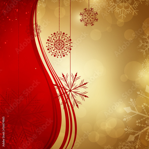 Vector: Vector Christmas Background with Snowflakes Vector Christmas Background with Snowflakes