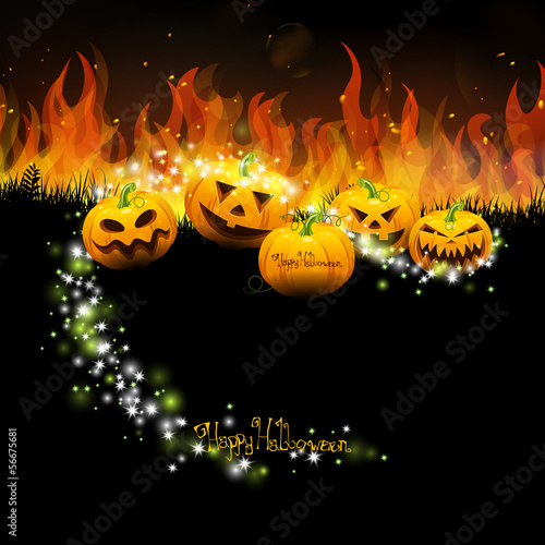 Vector: Vector Halloween Background Vector Halloween Background