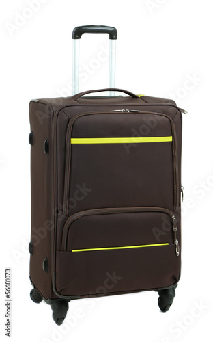 Photo: Suitcase isolated on white Suitcase isolated on white