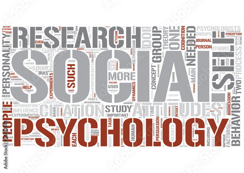 Vector: Social psychology (psychology) Word Cloud Concept Social psychology (psychology) Word Cloud Concept
