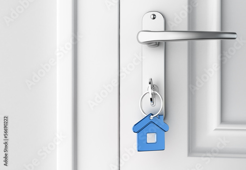 Photo: key in the door key in the door