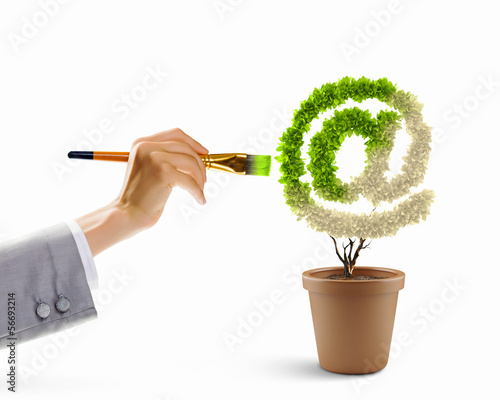 Photo: Email concept Email concept