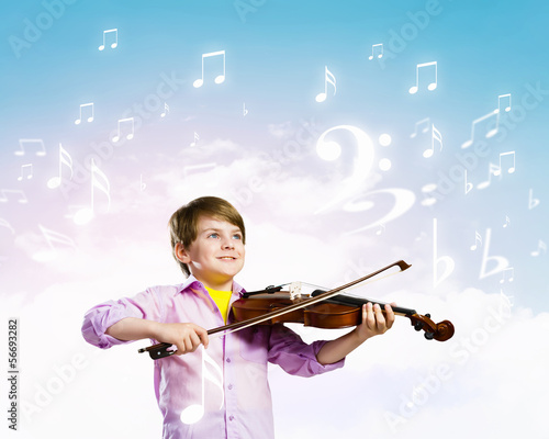 Photo: Boy violinist Boy violinist