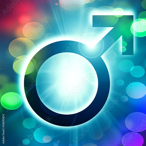 Illustration: male symbol male symbol