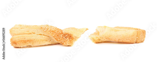 Photo: Some pastry sticks with sesame seeds Some pastry sticks with sesame seeds