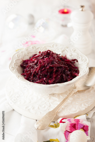 Photo: Braised red cabbage Braised red cabbage