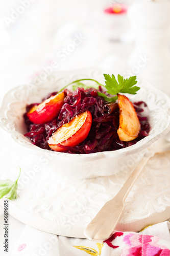 Photo: Braised red cabbage Braised red cabbage