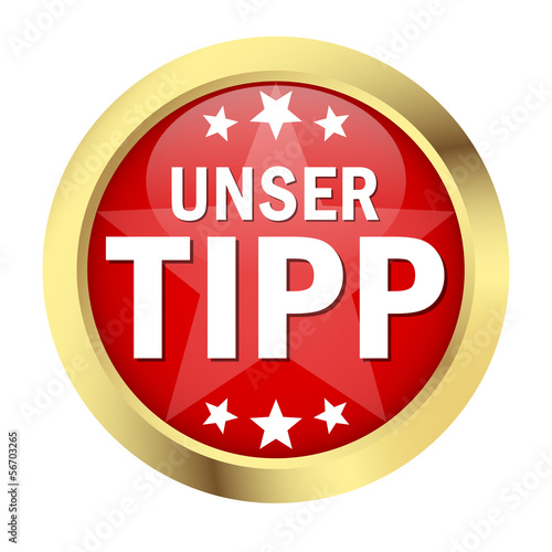 Vector: Button " UNSER TIPP " Button " UNSER TIPP "