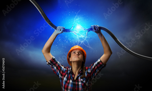 Photo: Power and connection Power and connection