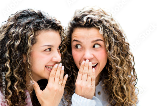Photo: Sisters gossiping Sisters gossiping