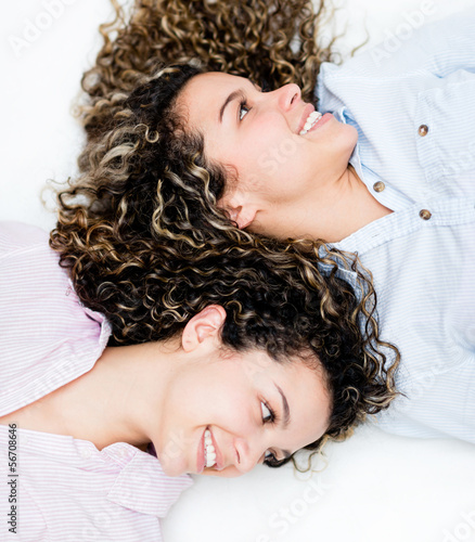 Photo: Twin sisters Twin sisters