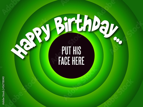 Vector: Happy birthday to... Happy birthday to...