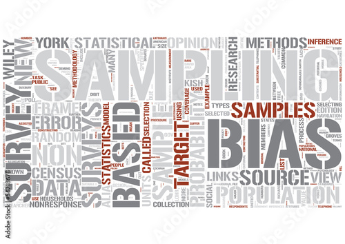 Vector: Survey Sampling Word Cloud Concept Survey Sampling Word Cloud Concept