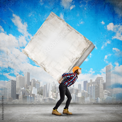 Photo: Woman builder Woman builder